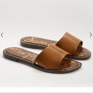 Sam Edelman, chestnut brown flat sandals, Women’s 8.5